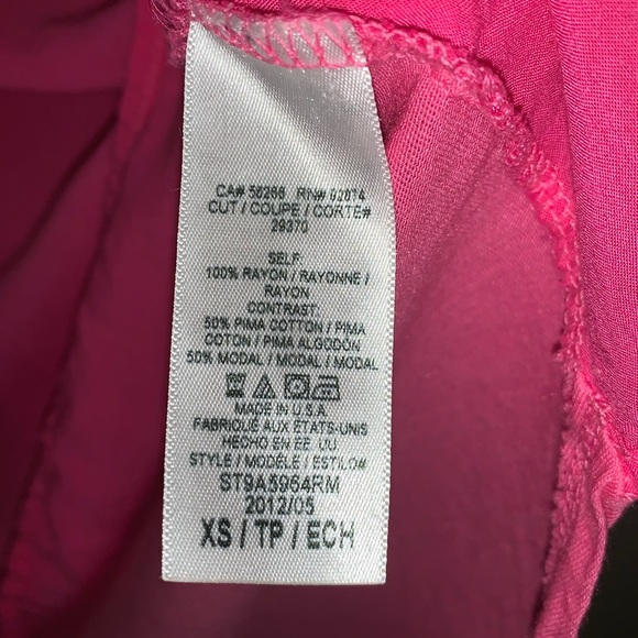 Splendid Hot Pink Long Sleeve Shirt - Picture 4 of 4